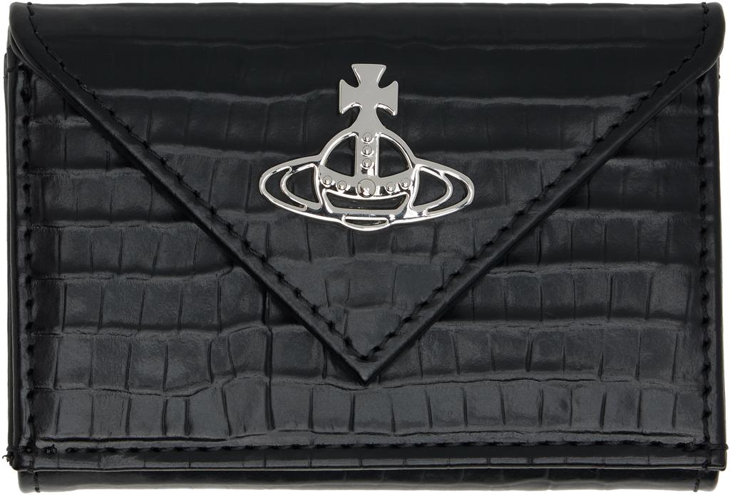 Vivienne Westwood Black Envelope Billfold Wallet