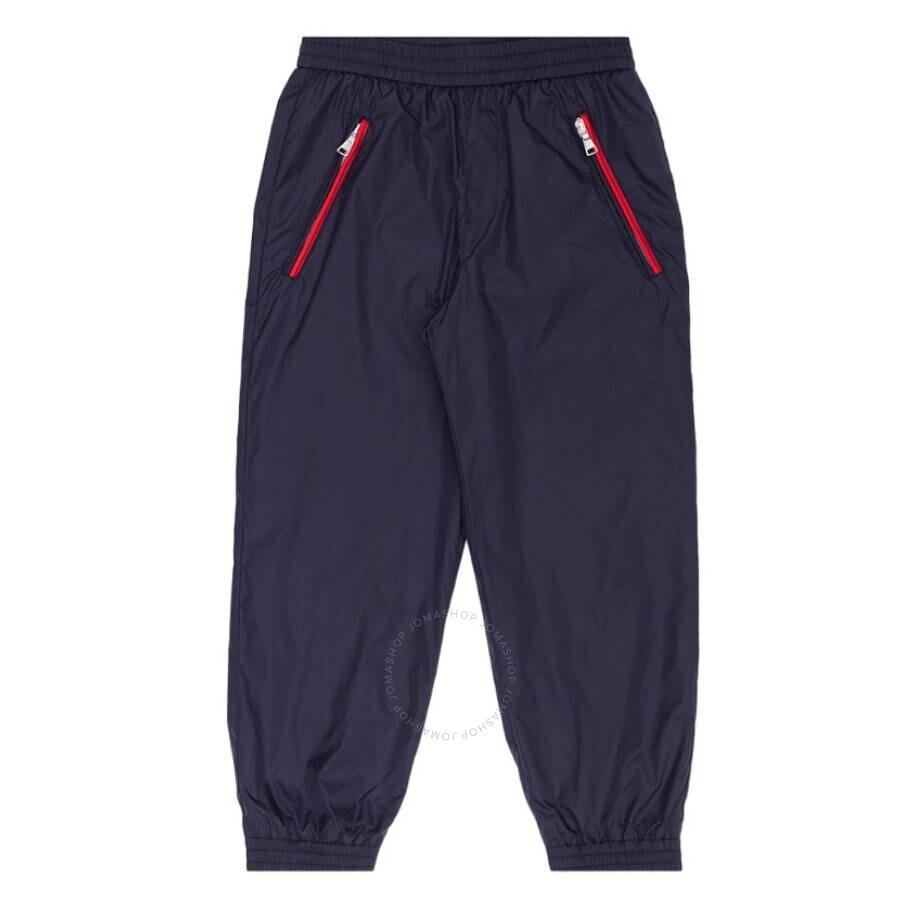 Moncler Kids Navy Track Taffeta Pants