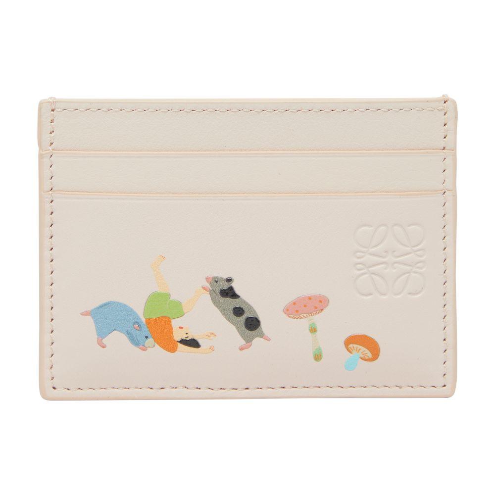 LOEWE× Suna Fujita　カードホルダー LOEWE Blue x Suna Fujita Calfskin Zipped Card Holder