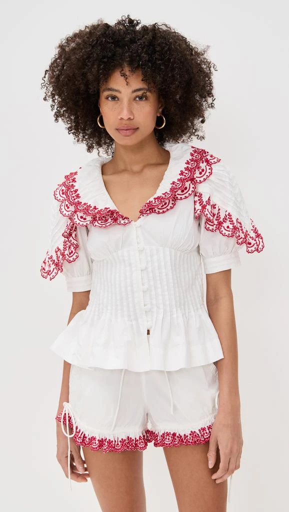 Damson Madder Cherries Caroline Blouse 6