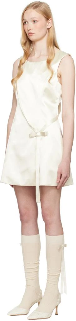 Sandy Liang SSENSE Exclusive Bridal Capsule Olga Minidress 4