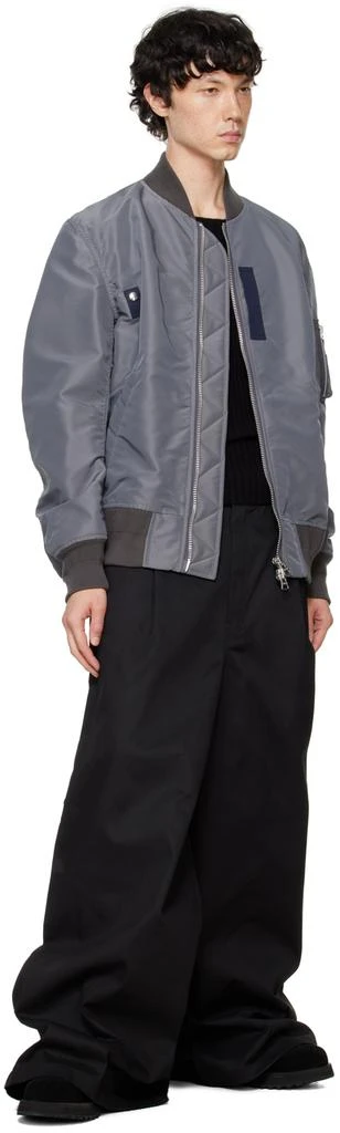 FUMITO GANRYU Black Dickies Edition Reverse Baggy Trousers 4