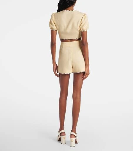 Valentino Escape floral embroidered shorts 3