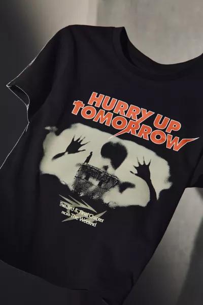 Urban Outfitters The Weeknd UO Exclusive Hurry Up Tomorrow Graphic Baby Tee