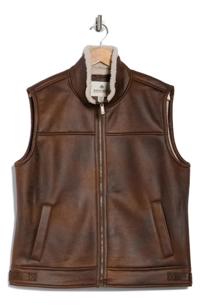 Rainforest Faux Shearling Lined Vest 3
