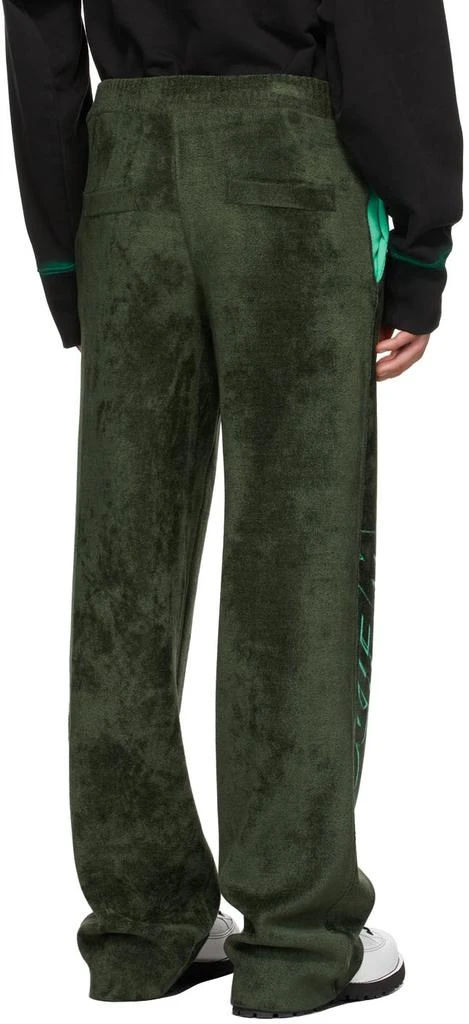 We11done Green Viscose Lounge Pants 3