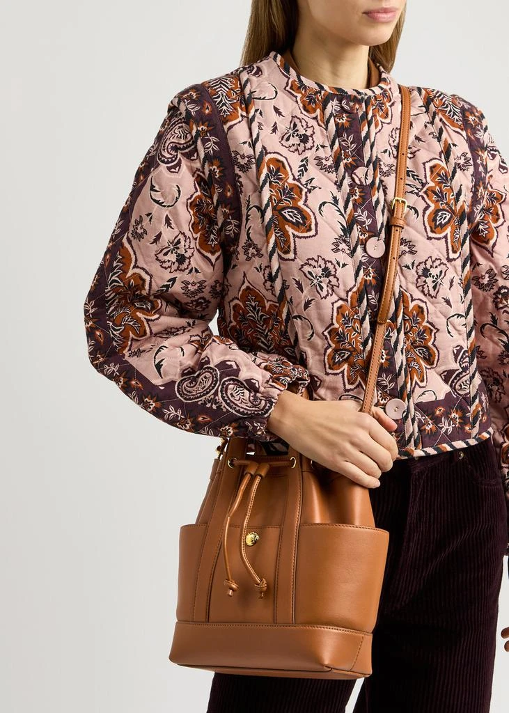 VERONICA BEARD Goody leather bucket bag 6