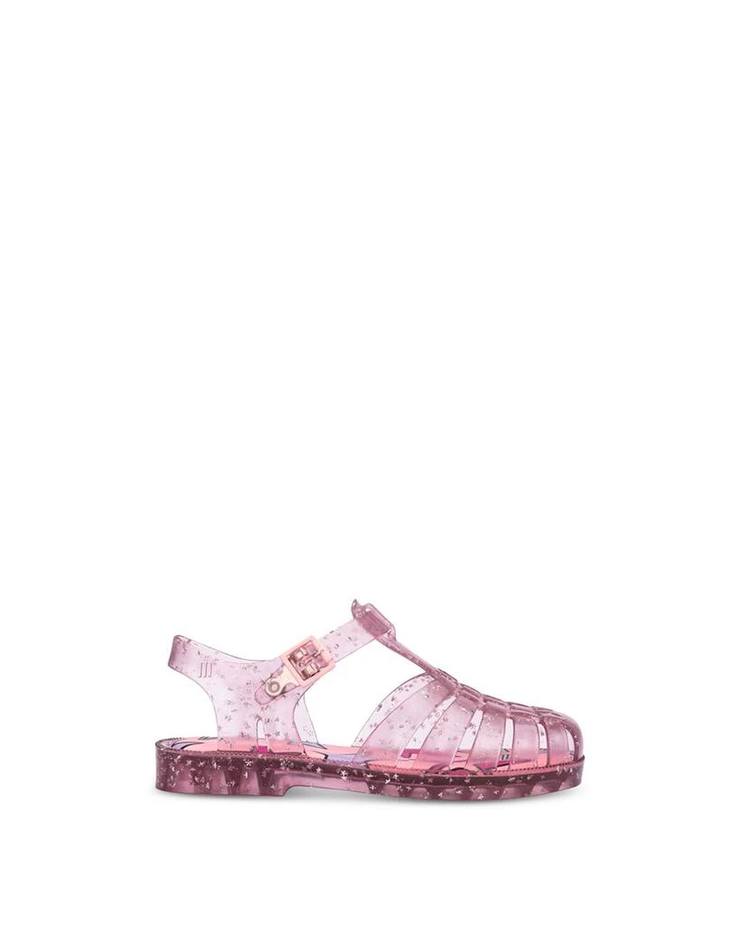 Mini Melissa Girls
 Possession Jelly Shiny Elements Fisherman Sandals - Toddler, Little Kid, Big Kid 2