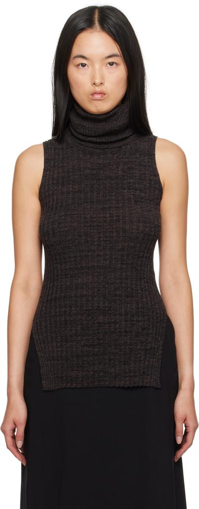 La Collection Brown Fay Turtleneck