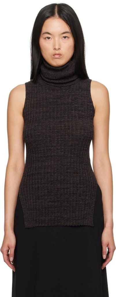 La Collection Brown Fay Turtleneck 1