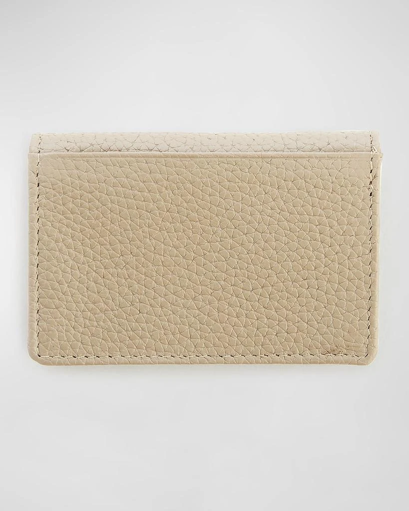 ROYCE New York Monogrammed Leather Card Holder Wallet 1
