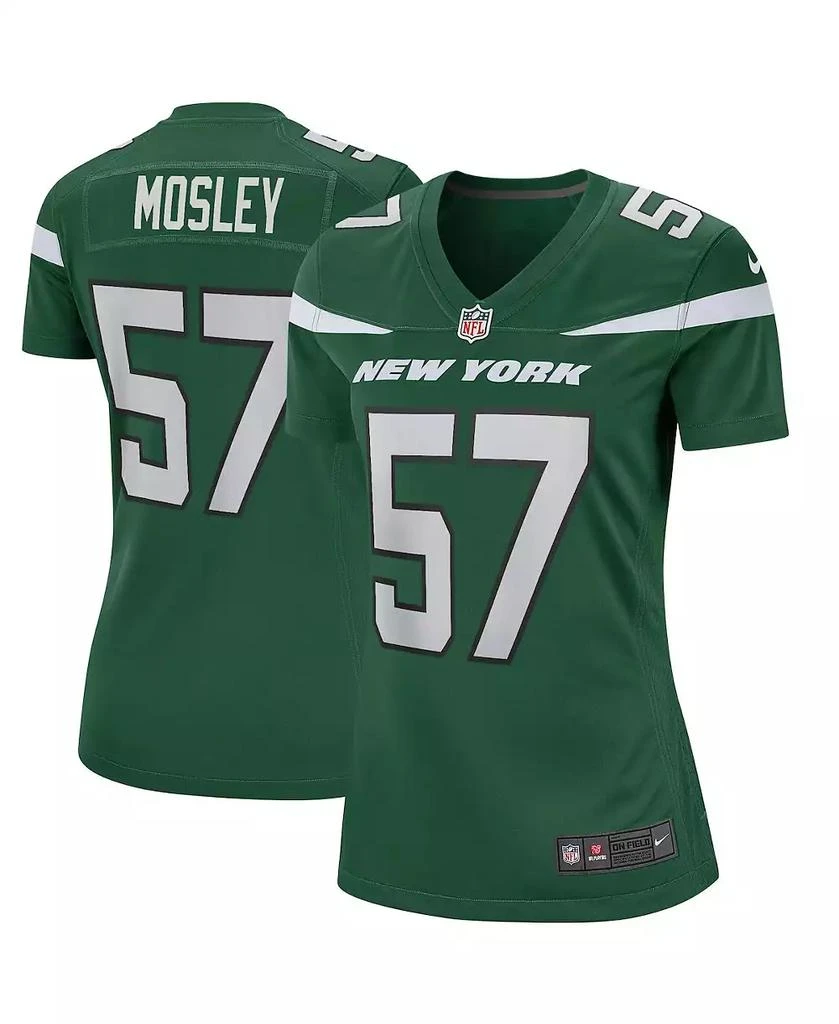 NIKE Women's C.J. Mosley Gotham Green New York Jets Game Player Jersey 1