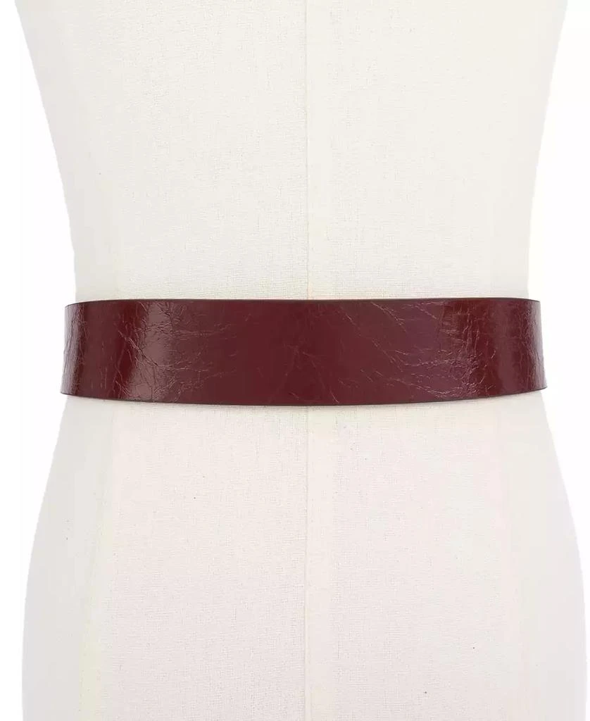 Michael Kors MICHAEL Women's Gold-Tone Leather Belt 5