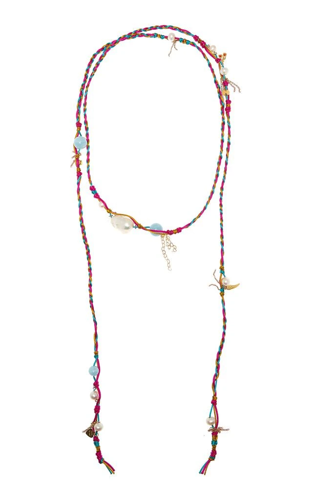 Joie DiGiovanni Joie DiGiovanni - Spring Water Stainless Steel Multi-Stone Necklace - Multi - OS - Moda Operandi - Gifts For Her 1