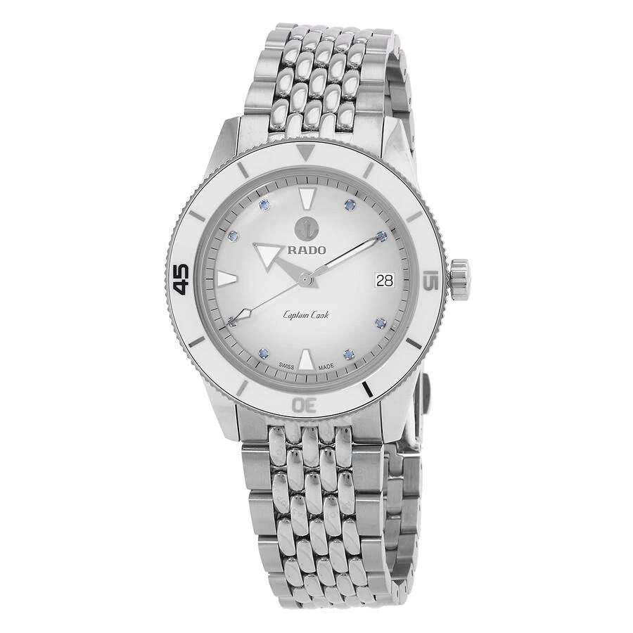 Rado Captain Cook Automatic White Dial Ladies Watch R32500718 1