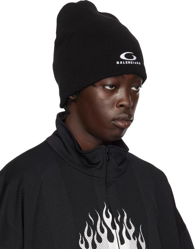 Balenciaga Black Loop Sports Icon Beanie 2