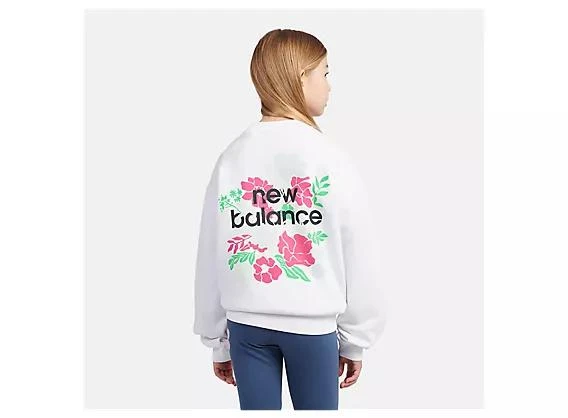 New Balance Floral Back Graphic Crew 3