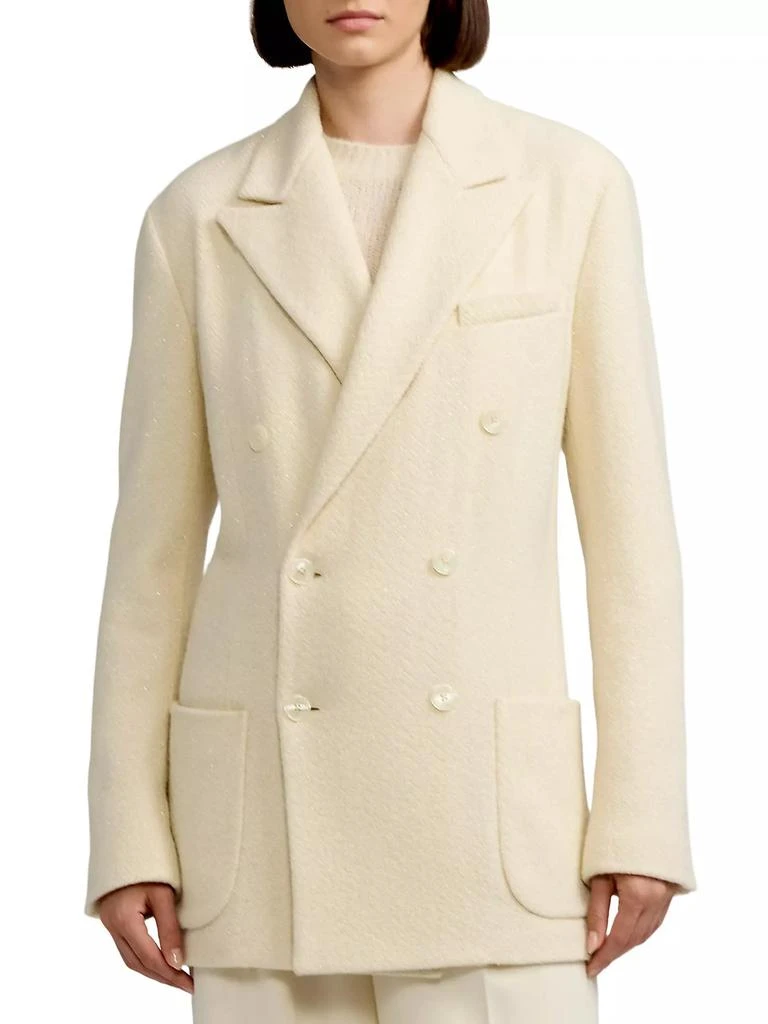 Ralph Lauren Shirlee Textured Herringbone Blazer 3