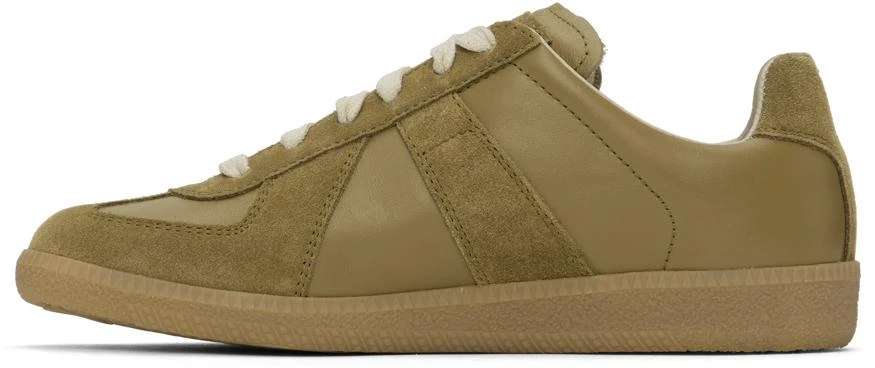 Maison Margiela Khaki Replica Sneakers 3