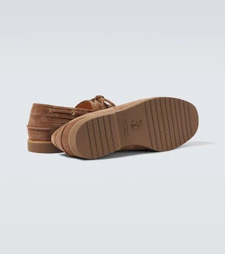 Brunello Cucinelli Suede boat shoes 7