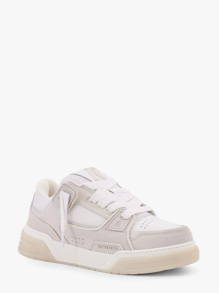 Represent Studio mesh and suede low-top sneakers