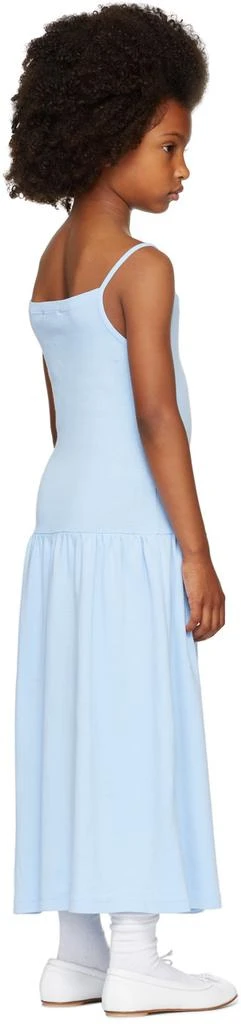 Gil Rodriguez Kids Blue LaPointe Dropwaist Midi Dress 3