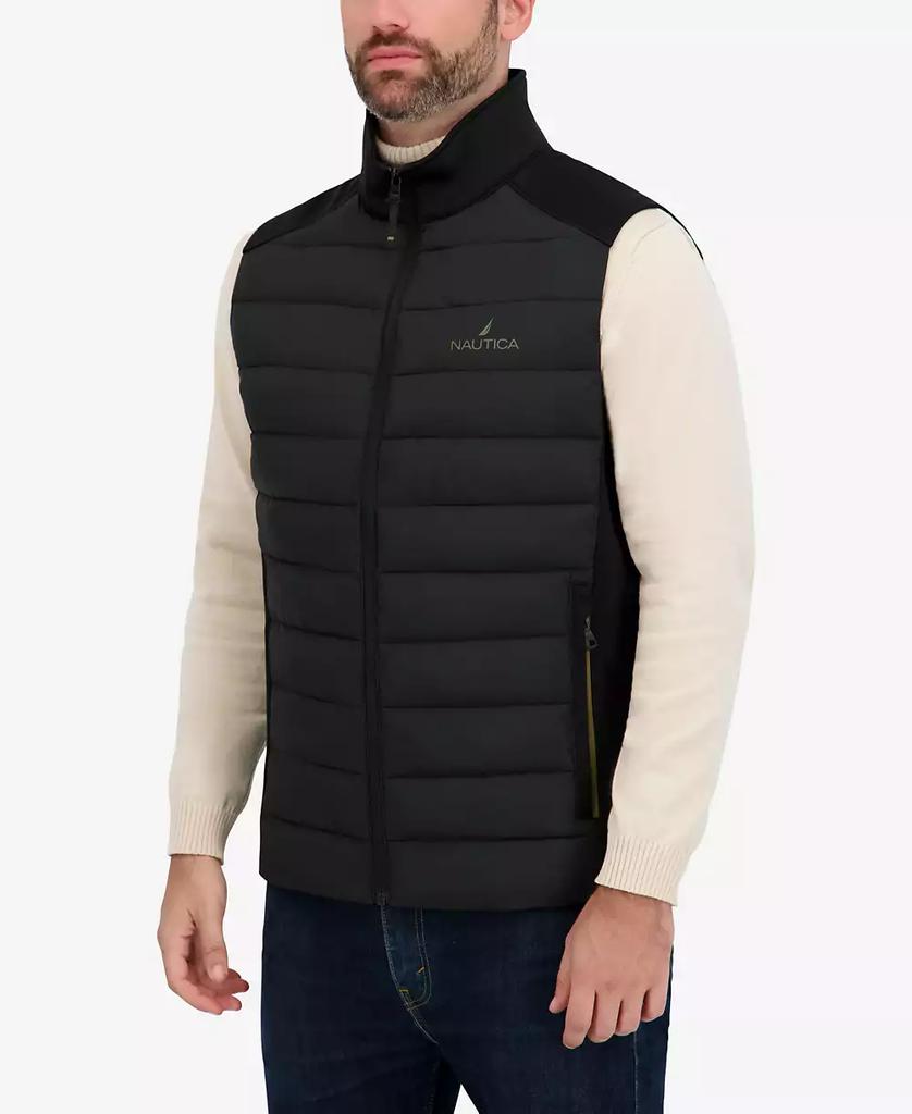Nautica Men's Transitional Mixed Media Vest