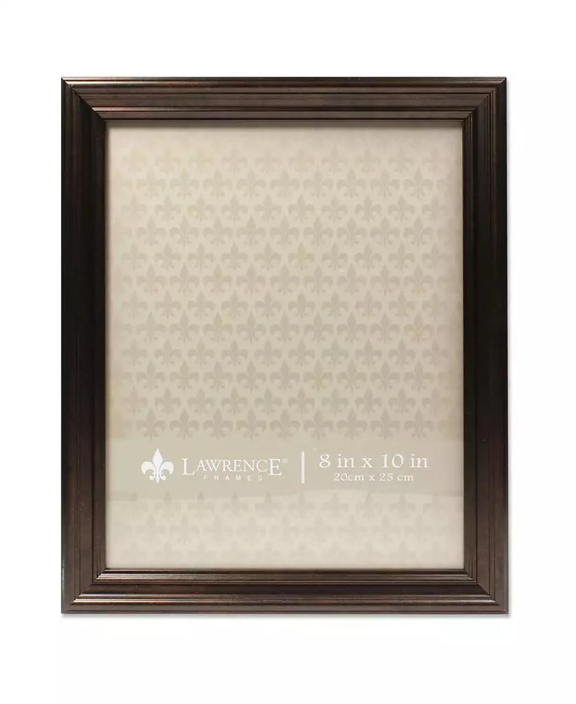 Lawrence Frames Classic Detailed Oil Rubbed Bronze Picture Frame - 8" x 10" 1