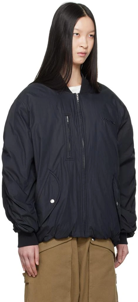 Isabel Marant Black Coleen Bomber Jacket 2