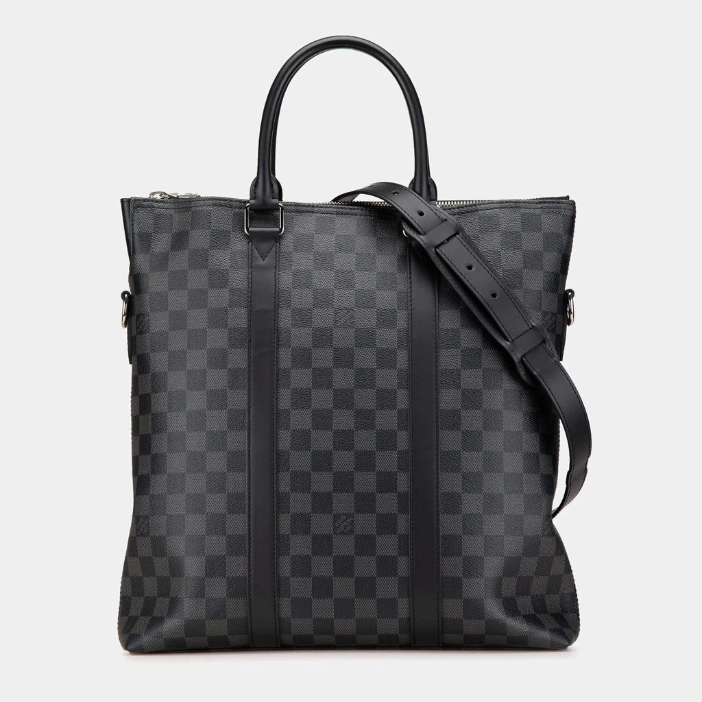 Louis Vuitton Louis Vuitton Black Damier Graphite Anton Tote Bag 1