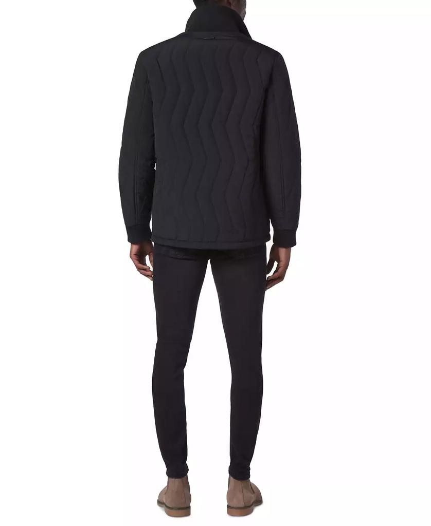 ジャケット・アウター marcy Marc New York Men's Foley Zig-Zag Quilt Hooded Parka - Macy's