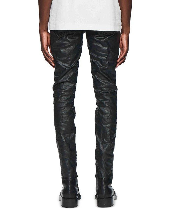 Purple Brand Film Slim Fit Jeans in Patent 2