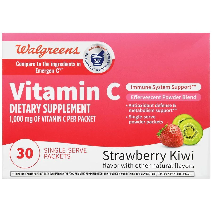 Walgreens Vitamin C 1,000 mg Single-Serve Packets (30 days) 2