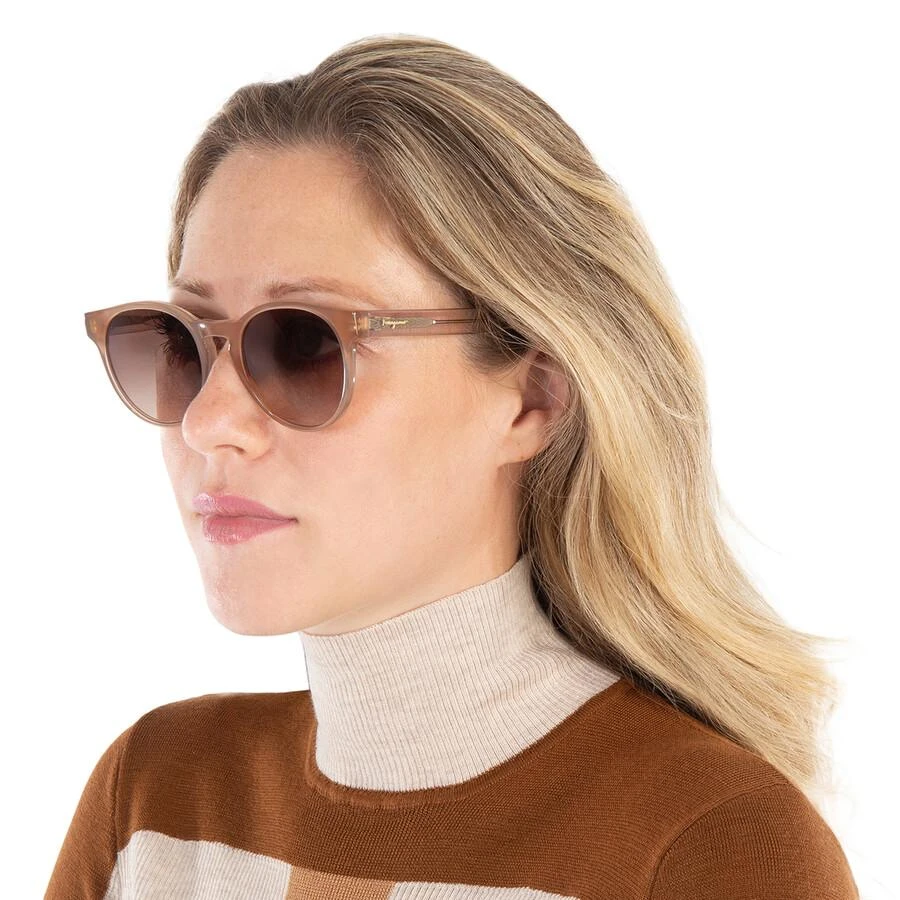 Salvatore Ferragamo Salvatore Ferragamo Brown Teacup Ladies Sunglasses SF1068S 278 52 2