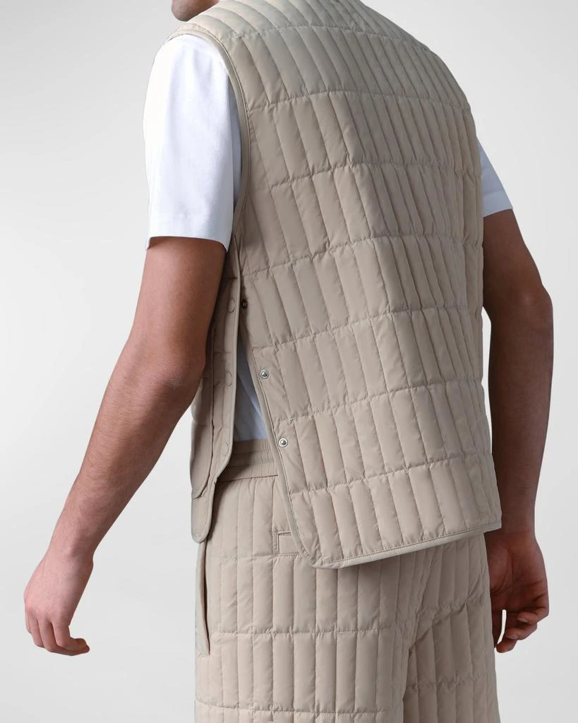 Mackage Men's Levi Water-Resistant Quilted Down Vest 5