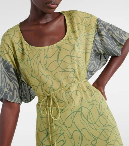 Dries Van Noten Printed georgette minidress 5