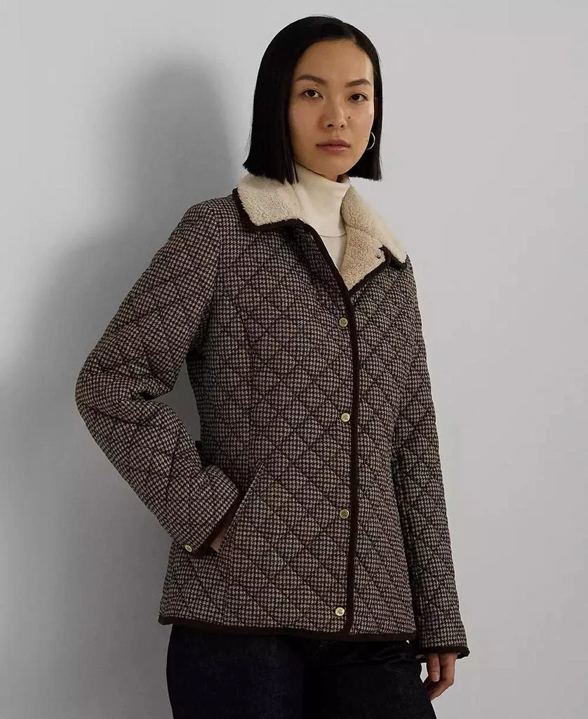 Lauren Ralph Lauren Women's Faux-Sherpa-Collar Quilted Coat 1