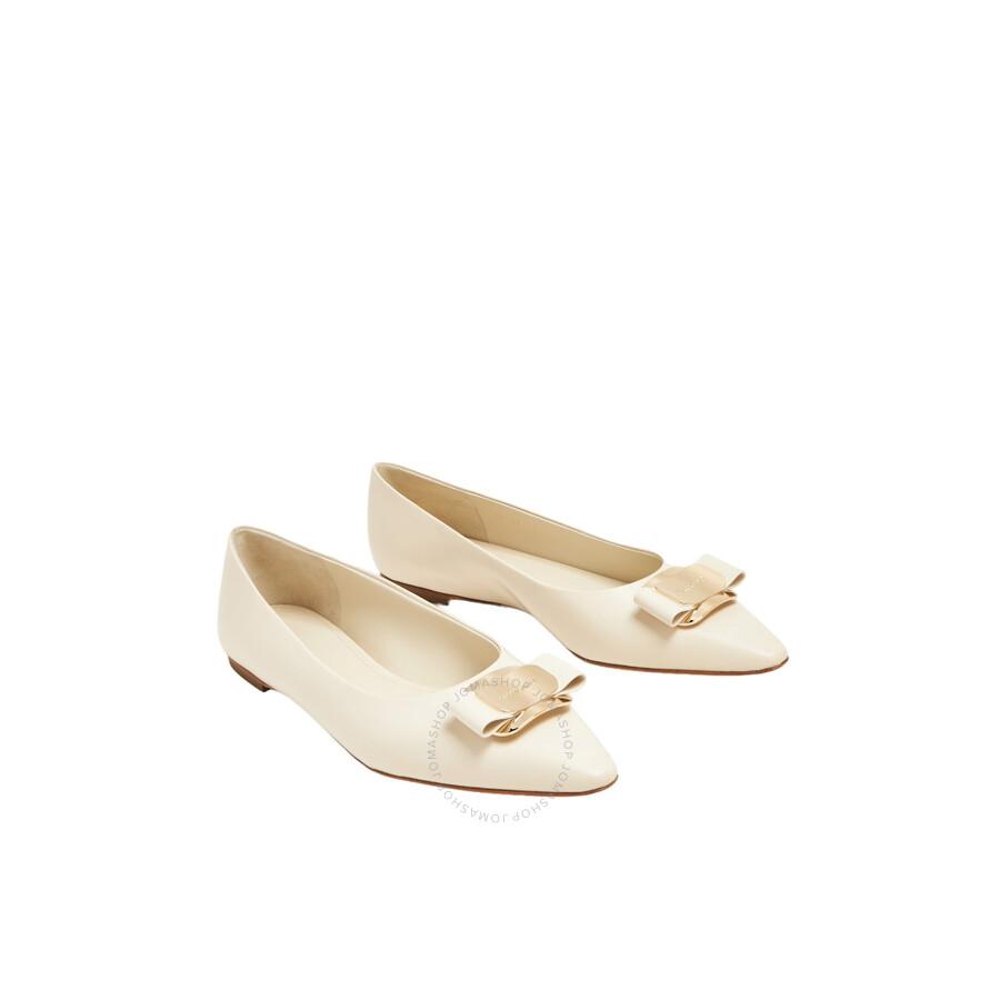 Salvatore Ferragamo New Vara Plate Zea Ballet Flats