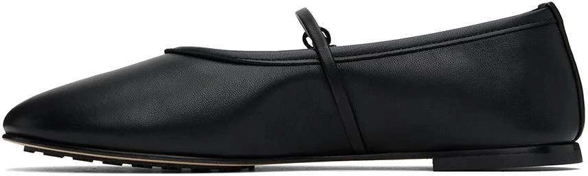 Dear Frances Black Balla Strap Ballerina Flats 3