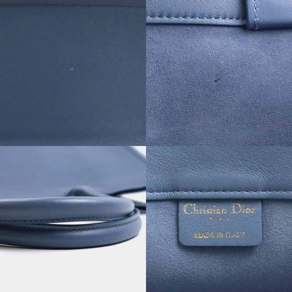 Dior Dior Blue Leather Large Book Tote Bag 3