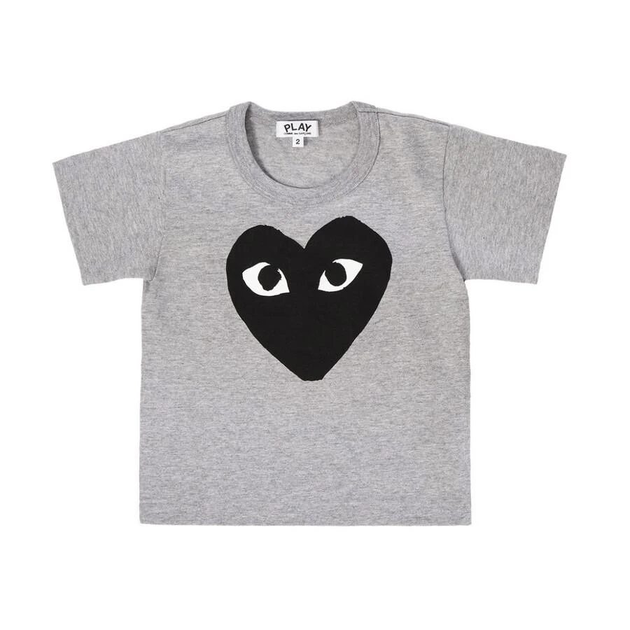 Comme des Garcons Kids Big Heart Print Short Sleeve T-shirt 1