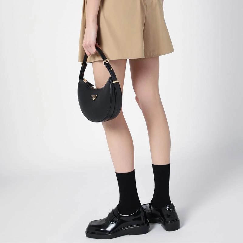 Prada Black leather Prada Arqué bag 3