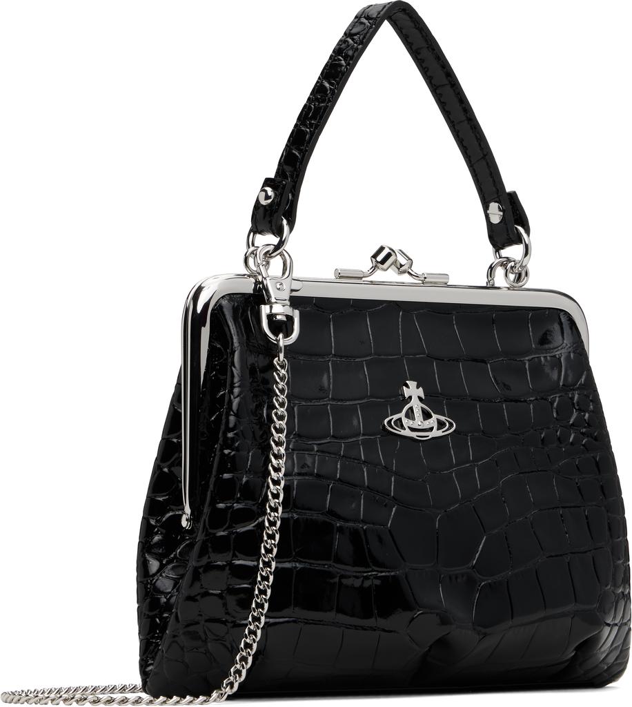 Vivienne Westwood Black Granny Frame Bag - Travel Bags