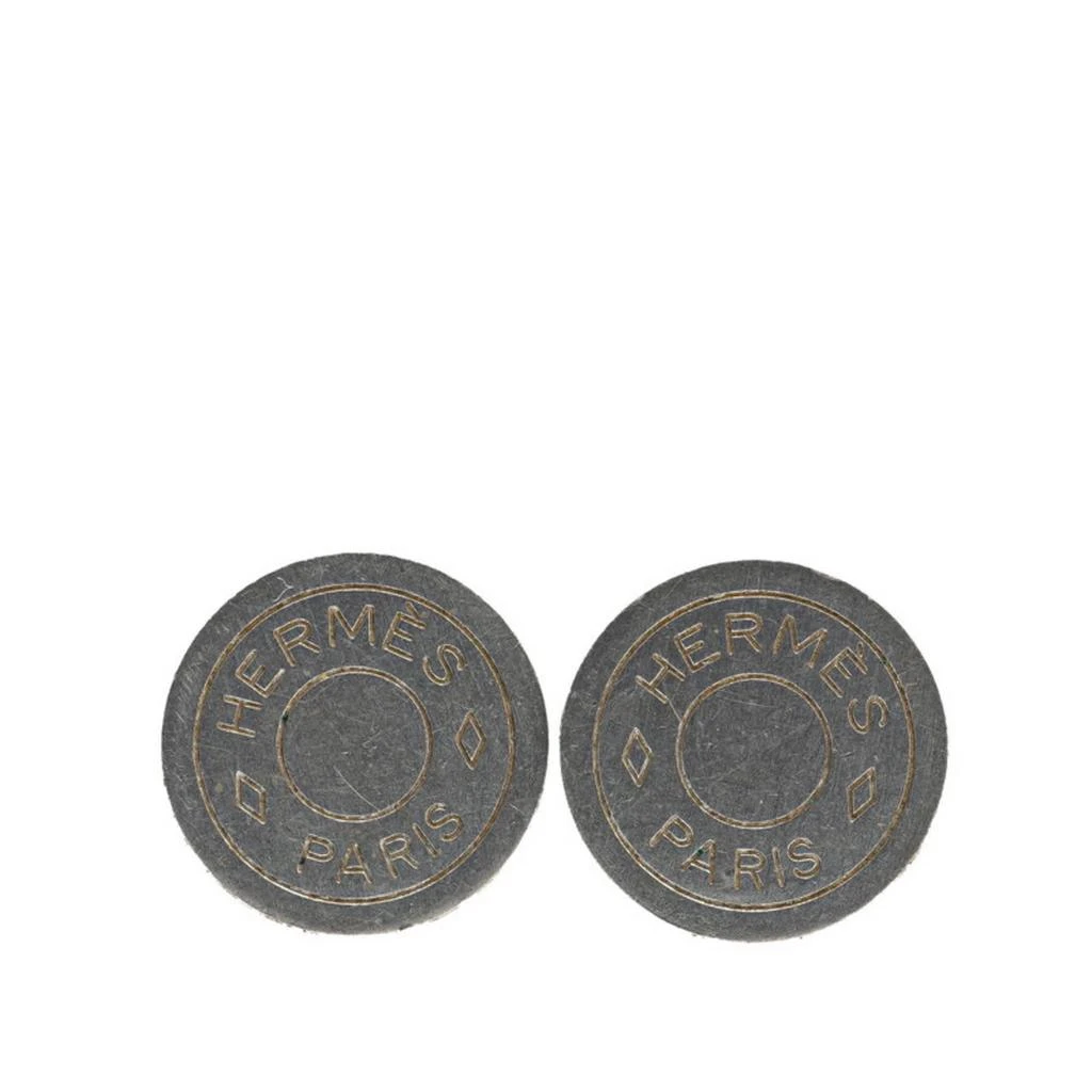 Hermes Metal Clip Earrings (Pre-Owned)