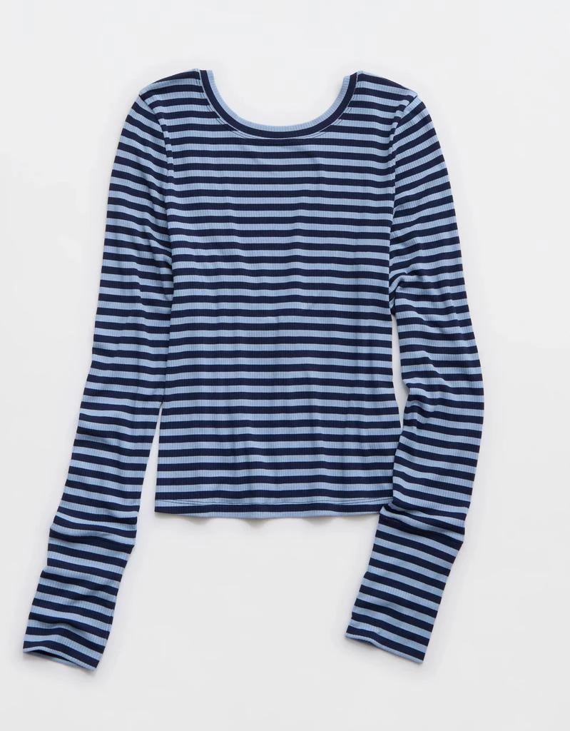 OFFLINE OFFLINE By Aerie Thumbs Up Ribbed Scoop Back T-Shirt 3