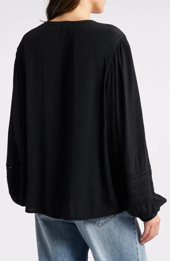 Treasure & Bond Lace Inset Pullover Top 2