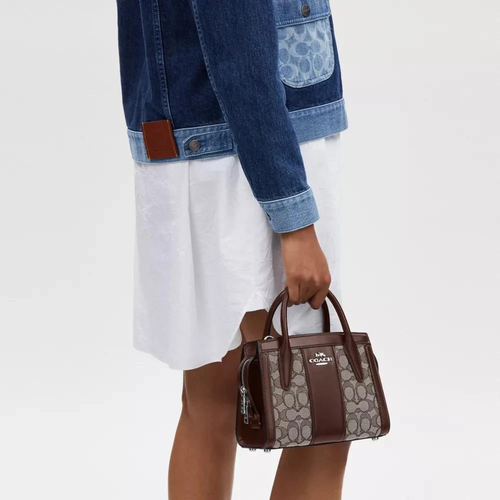 Coach Andrea Carryall Bag In Signature Jacquard 3