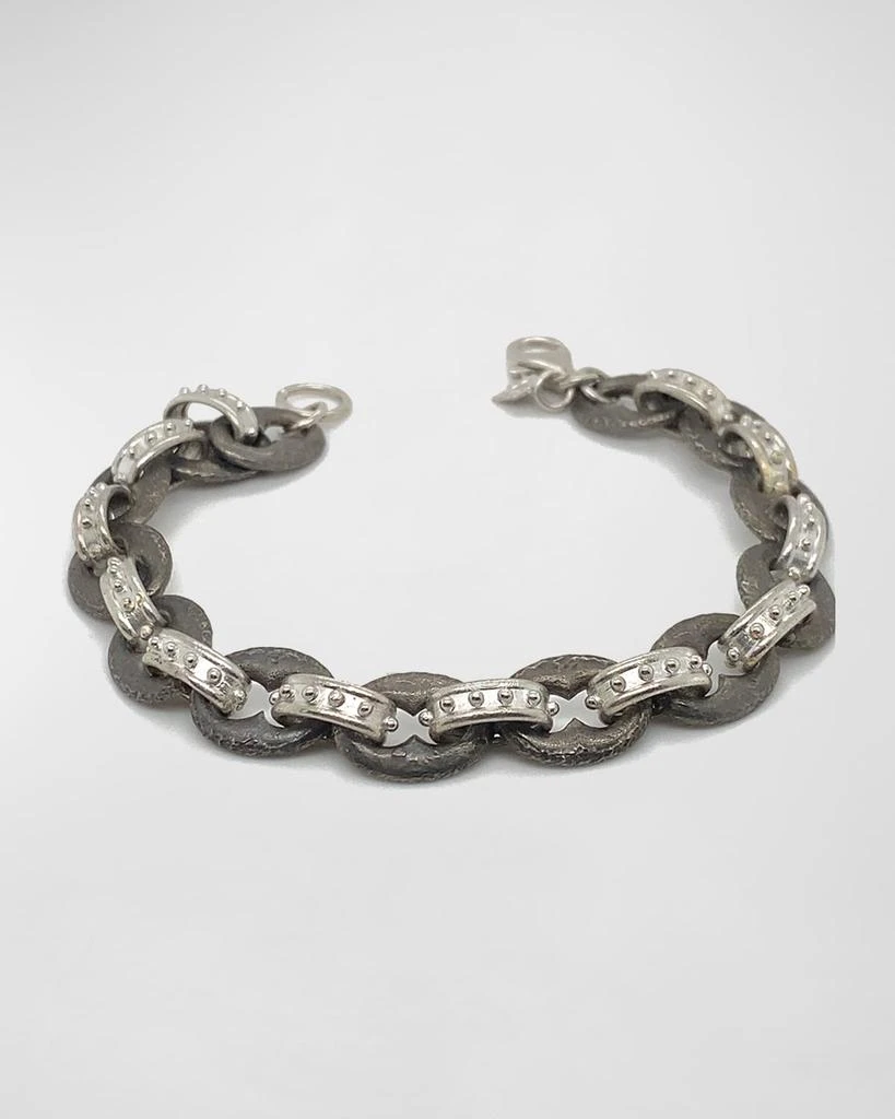 Armenta Men's Romero New World Textured Link Bracelet 1