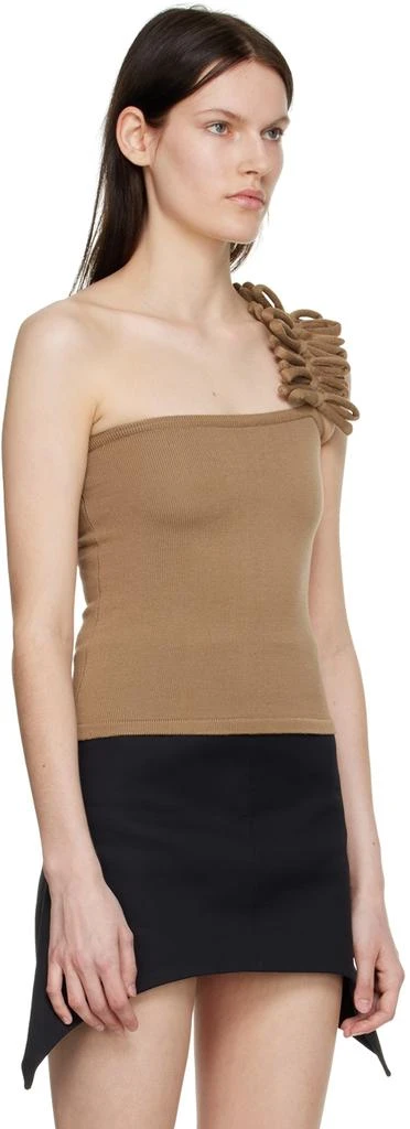 FIDAN NOVRUZOVA Beige Aysha Tank Top 4