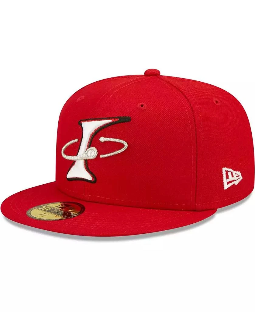 New Era Men's Red Albuquerque Isotopes Alternate Logo Authentic Collection 59FIFTY Fitted Hat 1